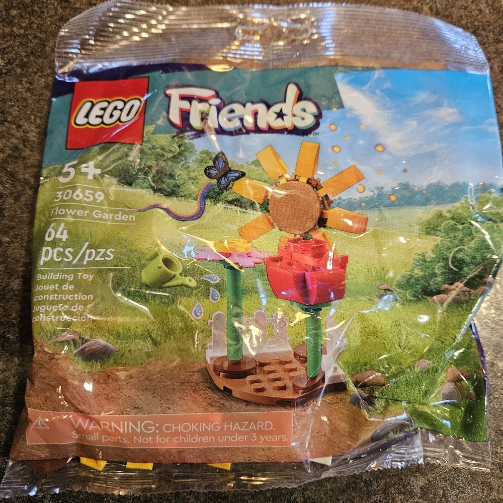 3 For 20!!! LEGO Friends Sunflower Garden Set with Orange and Green